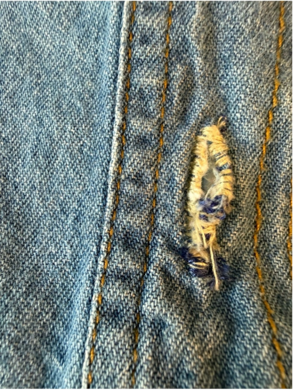 Vintage Thyme Wear Classic Light Blue Denim Button-Up Western Shirt Size XL - Picture 8 of 14